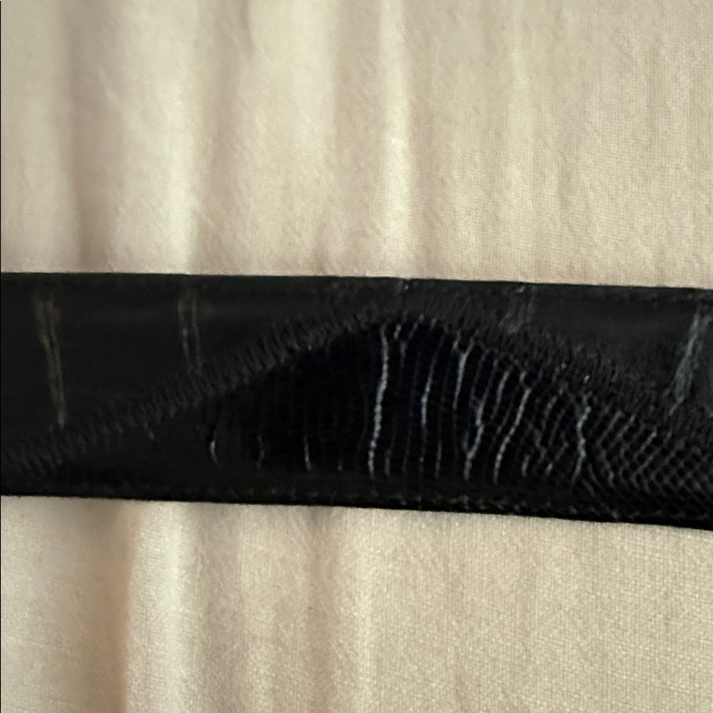 Genuine Crocodile 🐊 & Lizard 🦎 Leather Belt - Picture 7 of 16